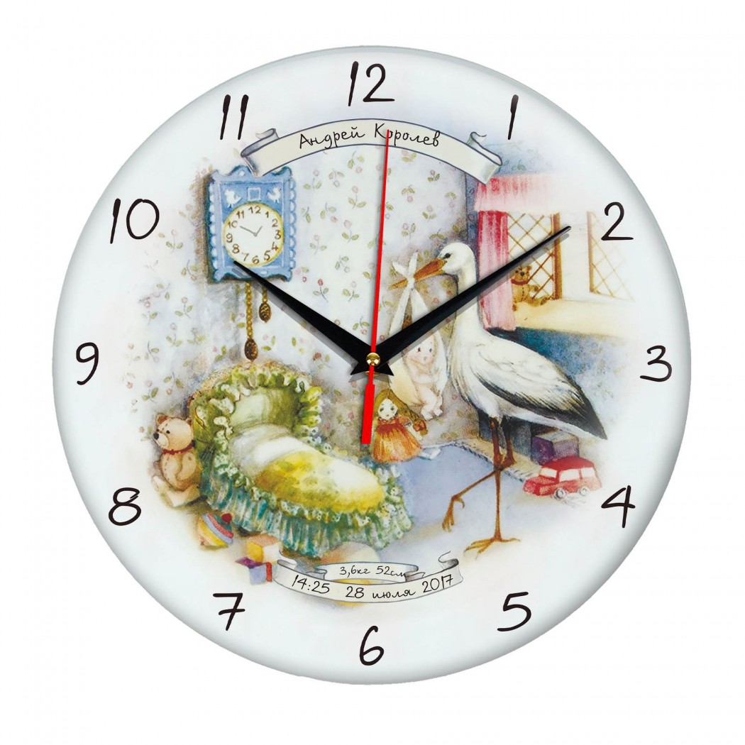 Часы настенные стеклянные Time Wheel - Рекламно производственная компания "Рекламная кухня" - сувениры для бизнеса.