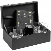 Набор «Культура пития», с бокалами и камнями для виски - Рекламно производственная компания "Рекламная кухня" - сувениры для бизнеса.
