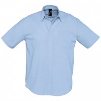 Рубашка мужская с коротким рукавом BRISBANE - Рекламно производственная компания "Рекламная кухня" - сувениры для бизнеса.