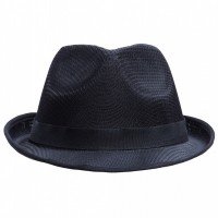 Шляпа Gentleman, черная с черной лентой - Рекламно производственная компания "Рекламная кухня" - сувениры для бизнеса.