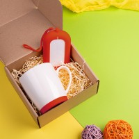 Набор подарочный MATISSE`TEAS: кружка, зарядное устройство, коробка, стружка - Рекламно производственная компания "Рекламная кухня" - сувениры для бизнеса.
