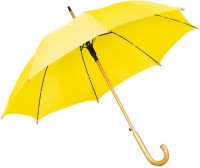 Зонт-трость с деревянной ручкой, полуавтомат - Рекламно производственная компания "Рекламная кухня" - сувениры для бизнеса.