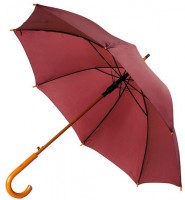 Зонт-трость механический, деревянная ручка - Рекламно производственная компания "Рекламная кухня" - сувениры для бизнеса.