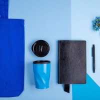 Набор подарочный VIBES4HIM бизнес-блокнот, ручка, термокружка, сумка - Рекламно производственная компания "Рекламная кухня" - сувениры для бизнеса.